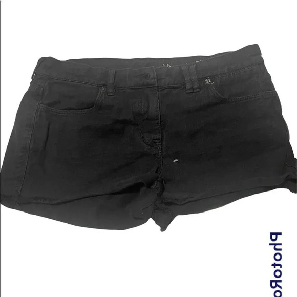 Madewell denim black shorts size 28